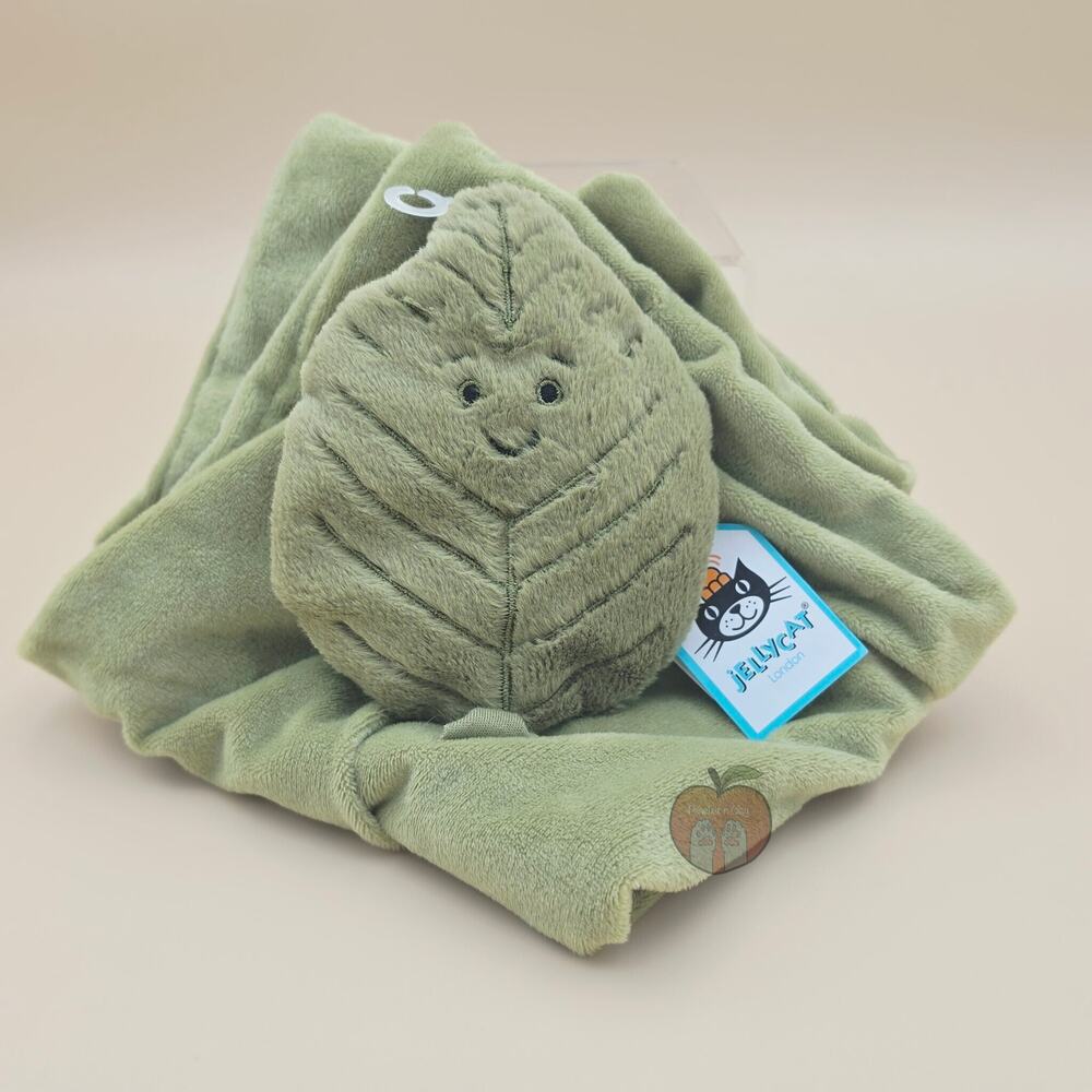 Jellycat Woodland Beech Leaf Soother - AUTHENTIC - NEW WITH TAGS